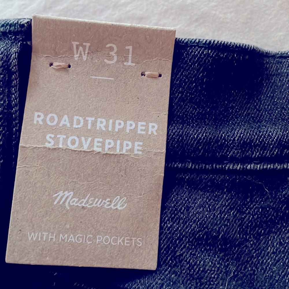 Madewell new road tripper jeans w magic pockets